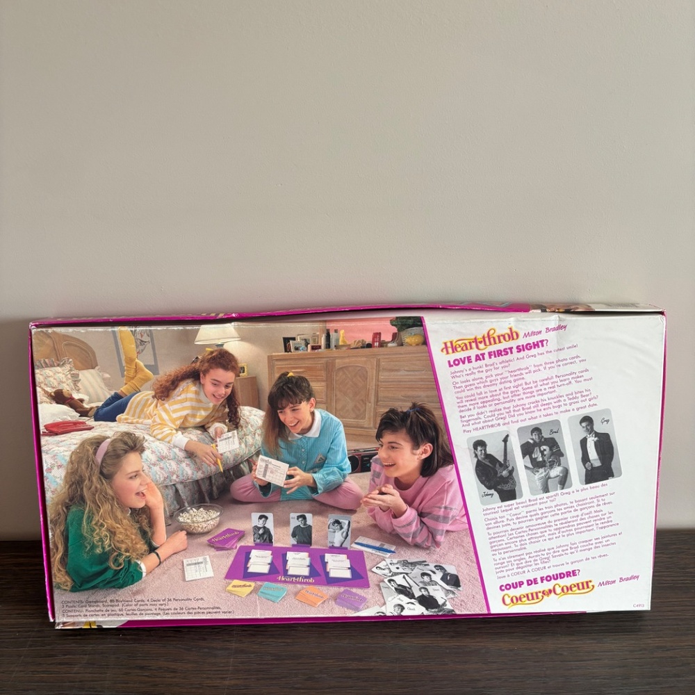 Vintage Heart Throb Board Game 1989 - Picture 4 of 11